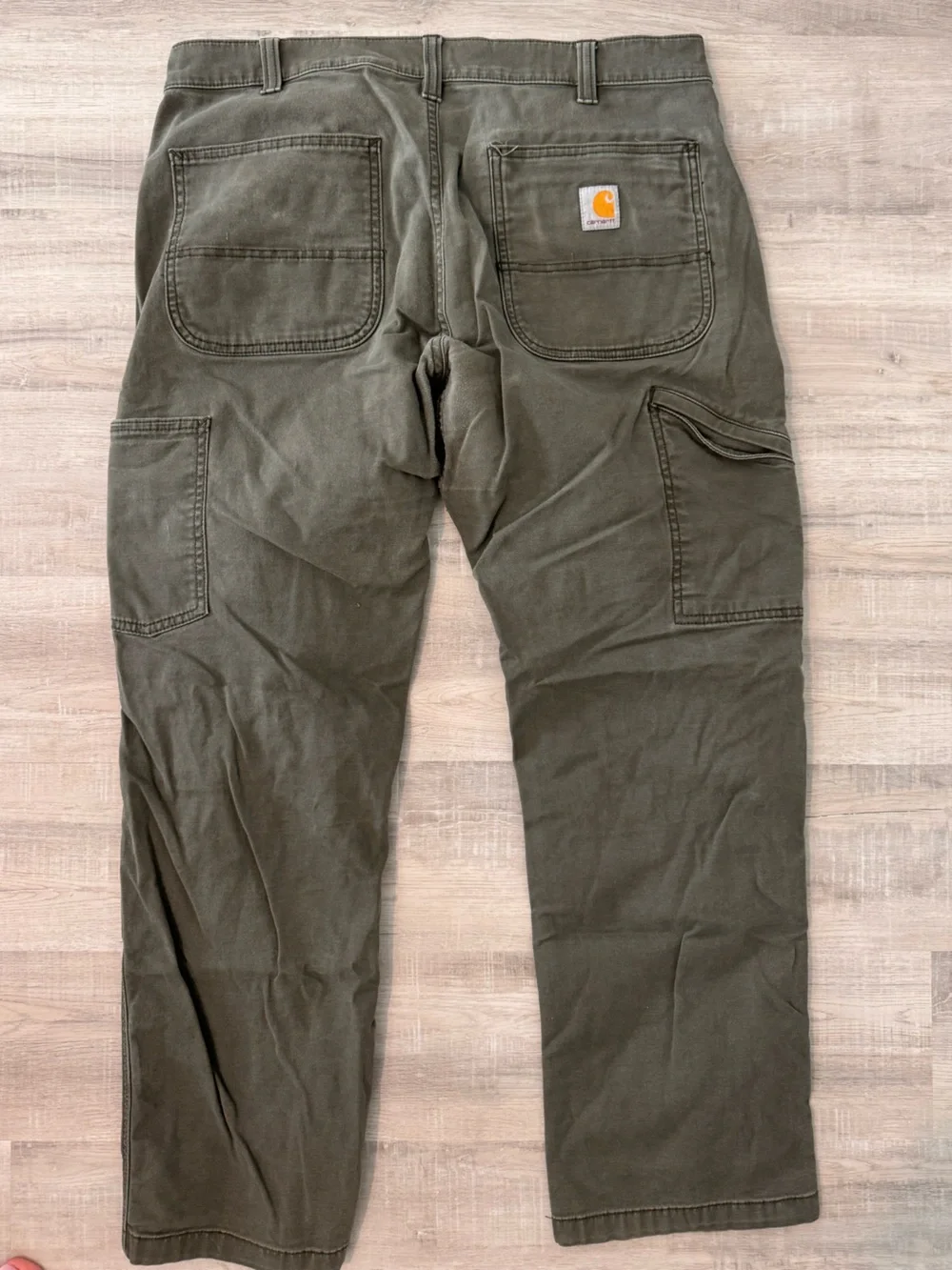 Carhartt Men's Olive Green Cargo Work Pants
